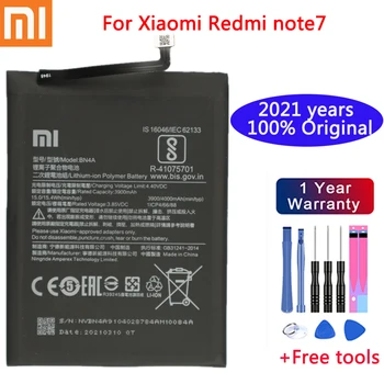 4000mAh Nauji Originalus telefonas, Baterija Xiaomi Redmi Note7 7 Pastaba Pro M1901F7C BN4A Originali Telefono Baterija + Nemokamas Įrankiai