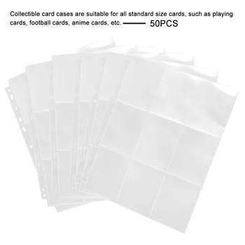 450 Kišenės Rankovės Albumo Puslapius Žaidimas Skaidrias Prekybos Korteles, Foto Namų Neutralus Monetos Turėtojas Sandėliavimo Aplankai Kolekcija