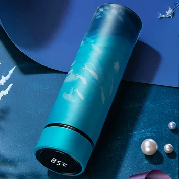 450ML Nerūdijančio Plieno Termosas Vandens Butelis Smart Touch Temperatūros Ekranas Termosas Puodelio Nešiojamų Termosas Puodelis, skirtas Namų ir Kelionės