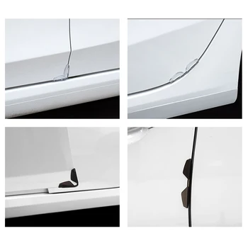 4pcs/set PVC Automobilio Durelių Krašto Apsaugai Apatiniame Kampe Anti-scratch Raštas Juosteles Buick Regal Lacrosse Excelle GT/XT/GL8/ENCORE