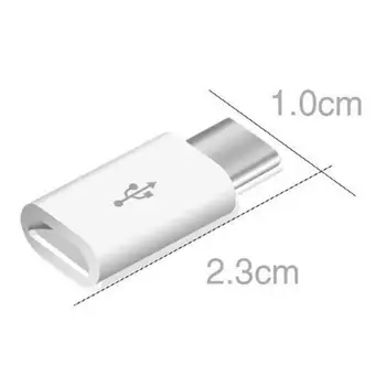 5 VNT Mini Mažosios Micro USB-C Tipo-C USB 3.1 Duomenų Įkrovimo Adapteris Bendrojo Pažangaus Produkto 