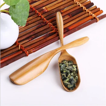 5 Vnt/set Mediniai Teaware Indai Nustatyti Bambuko arbatinis šaukštelis Arbatos Adata Arbatos Tweezer Įrašą Arbatos Ceremonija Priedai