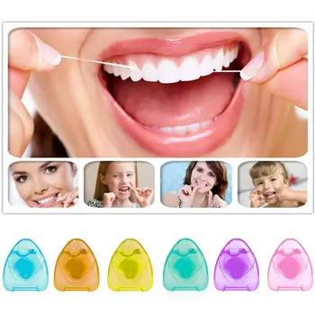 50m Nešiojami Dantų Siūlas Super Soft Tarpdančių Siūlas, dantų Šepetėlis dantų krapštuką Valyti Dantis Skirtumas Dantų Burnos Priežiūros