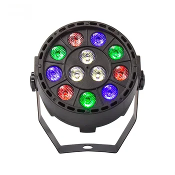 54x3W LED Par Šviesos RGBW Diskoteka Plauti Šviesos Įranga, 8 Kanalų DMX 512 LED Uplights Strobe Scenos Apšvietimo Efektas Šviesos 12x3W