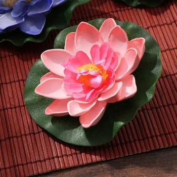 5vnt Dirbtinis Lotus Plūduriuojantis Modeliavimas Gėlių, Vandens Lelijų EVA Lotu Žuvų Bakas Baseinas, Tvenkinys, Apdailos Augalų Ornamentais Sodo Dekoro