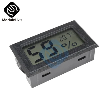 5VNT Mini LCD Skaitmeninis Termometras su Drėgmėmačiu Temperatūros Patalpų Patogus Temperatūros Jutiklis Drėgmės Matuoklis Daviklis Priemonės