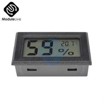 5VNT Mini LCD Skaitmeninis Termometras su Drėgmėmačiu Temperatūros Patalpų Patogus Temperatūros Jutiklis Drėgmės Matuoklis Daviklis Priemonės