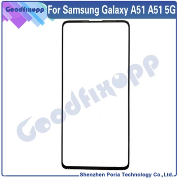 5VNT Samsung Galaxy A51 5G SM-A515F/DSN A515U1 A515W A515X A516B LCD Ekranas Touch Priekiniai Išorinis Išorinis Objektyvo Stiklo Ekranas
