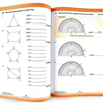 6 Knygas/Set SAP Matematikos Mokymosi Knyga 1-6 Klasės Vaikai Mokosi Matematikos Knygas, Singapūras pradinės Mokyklos Matematikos Vadovėlis