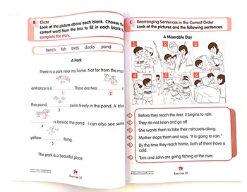 6 Vnt./Set Sap Couquer Kūrybinio Rašymo Knygos 1-6 Klasės Vaikai Mokosi Rašyti Knygas Singapūras Pradinės Mokyklos Matematikos Vadovėlis