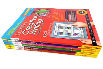 6 Vnt./Set Sap Couquer Kūrybinio Rašymo Knygos 1-6 Klasės Vaikai Mokosi Rašyti Knygas Singapūras Pradinės Mokyklos Matematikos Vadovėlis