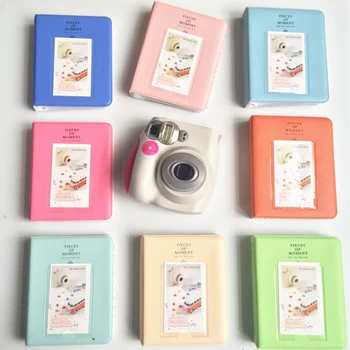64 Mini Korėja Nuotrauką Polaroid Albumą Saugojimo 1PC Atveju Kišenės Fotografia Foto Momentinių