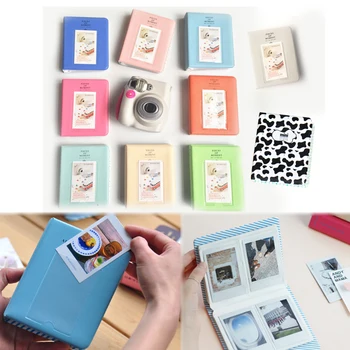 64 Mini Korėja Nuotrauką Polaroid Albumą Saugojimo 1PC Atveju Kišenės Fotografia Foto Momentinių