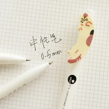 6pcs Mielas zoologijos sodas gyvūnų gelio rašiklis Panda Papūga 0,5 mm ballpoint roller ball rašikliai vaikams, dovanos, Kanceliarinės prekės mokyklinės prekės, EB126