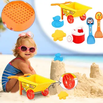 6piece Paplūdimys Smėlio Žaislas Rinkinys Smėlio Žaisti Smėliadėžė Žaislas Vasaros Lauko Žaislas Vaikams, Smėlio dėžės Nustatyti Kit Vasaros Žaislas Žaisti Paplūdimio Smėlio, Vandens