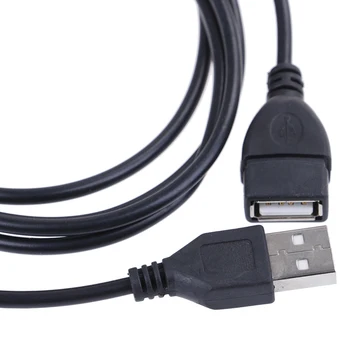 80/150cm USB prailginimo Kabelis Super Speed USB 2.0 Kabelis Vyrų ir Moterų Duomenų Sinchronizavimo USB 2.0 Extender Laido ilgintuvą