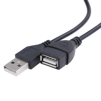 80/150cm USB prailginimo Kabelis Super Speed USB 2.0 Kabelis Vyrų ir Moterų Duomenų Sinchronizavimo USB 2.0 Extender Laido ilgintuvą