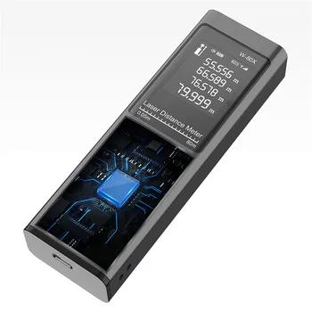 80m Lazerinis Nuotolio Matuoklis USB Įkrovimas Lazerio Priemonė, Kampas, Atstumas, Metrų Diapazone 40m 60m Pažangus Skaitmeninis Lazerinis tolimatis tipo Bandymo Įrankis