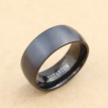 8mm Klasikinis Žiedas Vyrų 316L Nerūdijančio Plieno Papuošalai Vestuvių Žiedą Žmogus