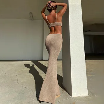 A backless siuvimo apvalkalas suknelė seksualus vasaros šalis 2021