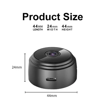 A9 Mini Kamera 1080P Jutiklis Naktinis Matymas vaizdo Kameros Judesio DVR Mikro Kamera, Sporto DV Vaizdo mažas Fotoaparatas Home Security
