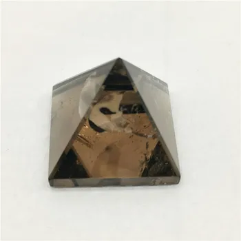 AAA +++++ Natūralus Dūminis Kvarcas Piramidės Arbatos Kristalinis Kvarcas Piramidės Rūdos, Brangakmeniai akmens Energijos akmens Kristalų Gijimas 3-8CM