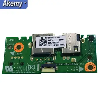Akemy X401A_IO VALDYBOS REV2.0 ASUS X301A X401A X501A Power Board Nešiojamas Audio USB IO Valdybos Sąsaja Valdybos Išbandytas Gerai