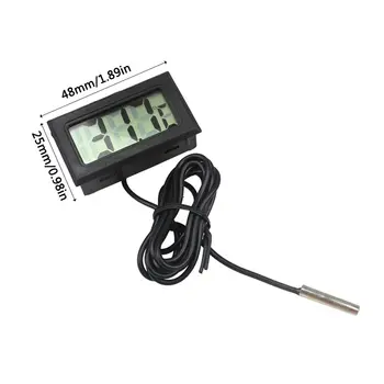 Akvariumas Elektroninis termometras Skaitmeninis LCD Displėjus, Vandens Termometras Gabaritas Zondo Temperatūros Žuvų Bakas Baseinas Šaldytuvas