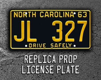 Andy Griffith Show Mayberry Policijos Automobilį JL 327 Metalo Antspaudu Replika Prop Licencijos Plokštės, Metalo Skarda Ženklas