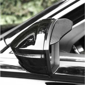 Anglies pluošto automobilio galinio vaizdo veidrodėlis, lietaus antakių BMW F07 F10, F11, M5 Z4 E85 E89 E60 E61 E63 i8 ir i3 E39