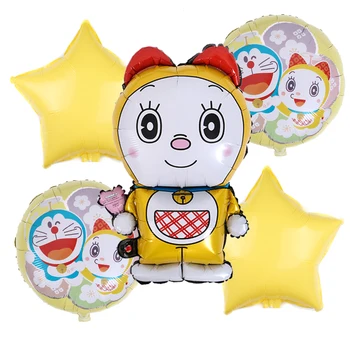 Animacinių filmų Doraemon Folija balloons18 Colių Jingle Kačių Globos Helio Balionas su Gimtadieniu Šalis Dekoro Prekių Vaikams, Žaislų Balionas