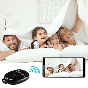 Anjielosmart Mini Bluetooth Nuotolinio Valdymo Mygtuką, Belaidis Valdiklis Telefono Fotoaparato Užrakto Nuotraukos ios / Android