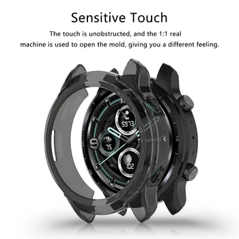 Apsaugos atveju TicWatch Pro 3 Aukštos Kokybės TPU padengti slim Smart Žiūrėti bamperis shell TicWatch Pro3 Smartwatch