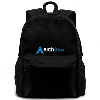ARCH LINUX Logotipas Mens M, L, moterų, vyrų kuprinė nešiojamas kelionės mokykla suaugusiųjų studentas