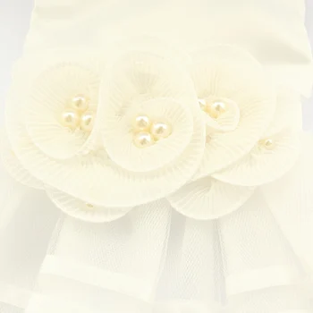 Armi parduotuvėje Pearl Gėlių Puošmena Šuo Suknelė Vestuvių Suknelės Šunims 6073008 Pet Sijonas Kostiumas Prekių XS, S, M, L, XL