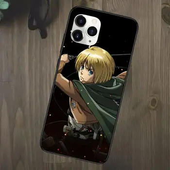 Armin Arlert Ataka Titan Telefono dėklas skirtas iPhone 11 12 mini pro XS MAX 8 7 Plus X XS XR