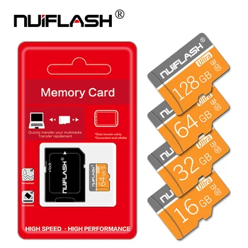 Atminties Kortele 256 GB 128GB 64GB Didelės Spartos 32GB Micro sd kortele 128 gb TF/SD Kortelės Class10 Usb flash kortelės 