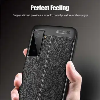 Atsparus smūgiams Soft Case For Samsung Galaxy S21 5G Plus Ultra S20 Lite FE Ventiliatorius Edition S10 S10e S8 S9 Telefono Padengti