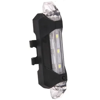 Atsparus vandeniui 5 LED MTB Dviratį Dviračiu Galiniai Šviesiai RAUDONA Lempa 4 Režimas USB Įkrauti Dviračių Žibintai, Dviračių Aksesuarai *