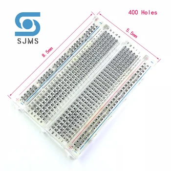 Aukštos Kokybės 400 Kaklaraištis Taškų Solderless PCB Mini Duona Valdybos Universali Bandymo Proto Valdyba 