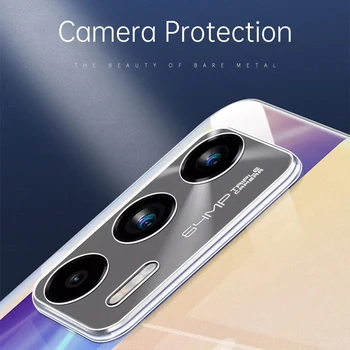 Aukštos Kokybės Išvalyti Telefoną Atveju Realme GT Neo 5G Kameros Apsaugos Plono Skaidrios TPU RealmeGT Minkštas Galinį Dangtelį Būsto