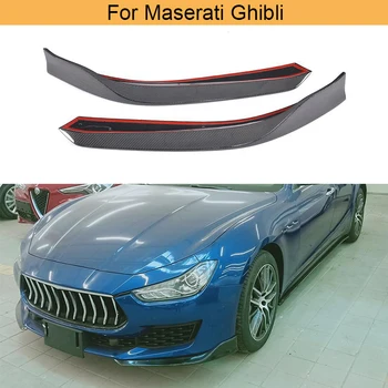 Automobilio Bamperio Skaldymo Lūpų Spoileris Už Maserati Ghibli Bazės Sedanas 2018 2019 Bamperio Lip Skaldymo Anglies Pluošto