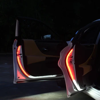 Automobilio LED Durų Perspėjimo Mandagumo Aplinkos Šviesas, kad 