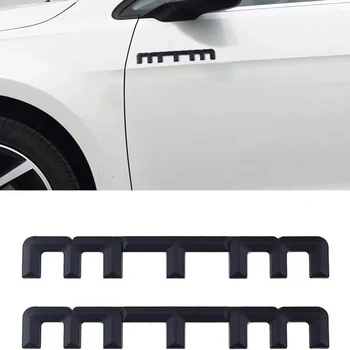 Automobilių 3D Metalo MTM Lipdukas ir Lipdukai Volkswagen Passat Golf SAGITAR Audi A3 A5 A6 Automobilių Galinis Kamieno Kūno Emblema Ženklelio Lipdukai