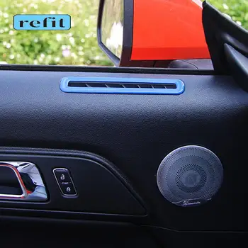 Automobilių durų, langų ir oro kondicionavimo oro angos Dekoratyvinis rėmelis lipdukas padengti Ford Mustang Interjero Priedai