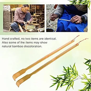 Bambuko Massager Atgal Vyriais Tvirtos Medinės Braižymo Backscratcher Massager Sveikatos Produktus