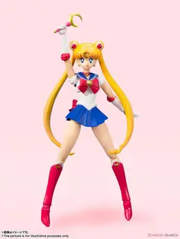 BANDAI Originalus S. H. Figuarts Sailor Moon Sailor Moon Anime Veiksmo ir Žaislas duomenys Modelis Žaislai Vaikams