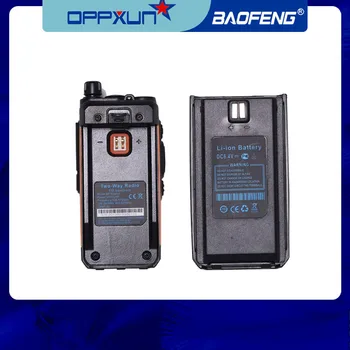 Baofeng S5Plus vandeniui walkie talkie Vhf 136-174MHz Uhf 400-470MHz BFS5Plus Nešiojamų Kumpio ir CB Du Būdu Radijo Geriau nei UV5R 82