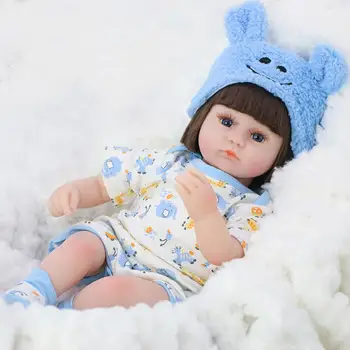 Bebe Lėlės 42cm Modeliavimas Kūdikis Reborn Lėles Minkšto Silikono Atgimsta Bamblys Žaislai Mergaitėms, Vaiko Gimtadienio, Kalėdų Dovanos