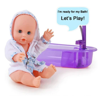 Beby Vonia Žaisti Lėlės, Žaislai Nustatyti Kūdikio Vonioje Paly Žaislai Vaikams Švietimo Bathtime Žaisti Lėlių Žaislų Rinkinys, Kalėdų, Gimtadienio Dovana